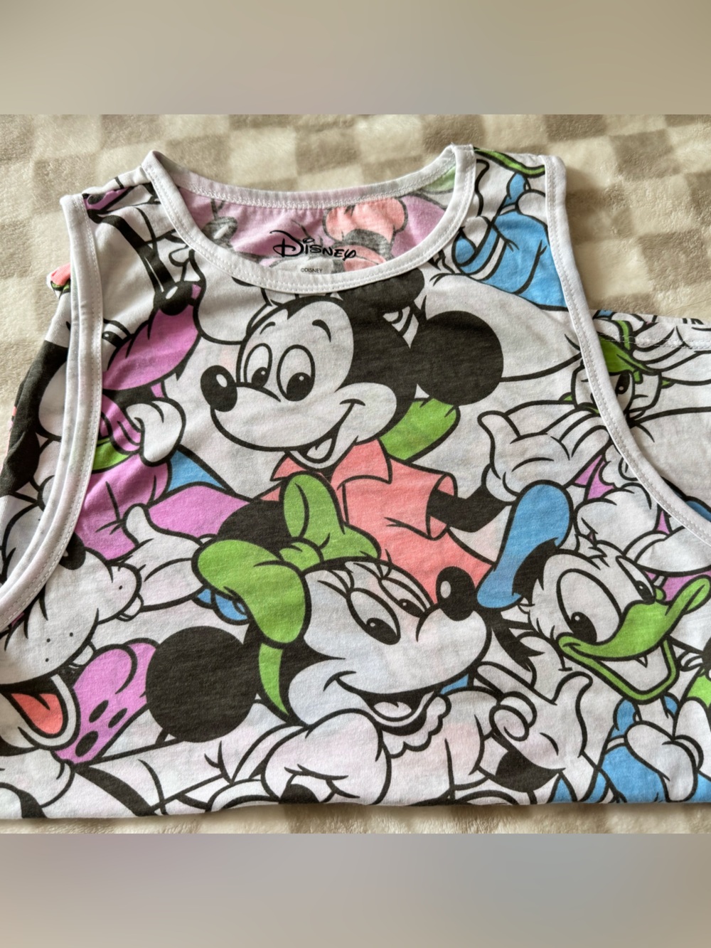 Disney Pink & Black Minnie Mouse Graphic Tee